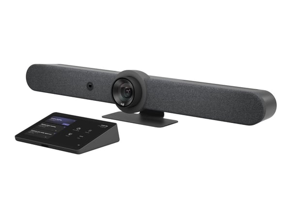 Logitech Rally Bar + Tap Cat5E Graphite Bundle for Microsoft Teams Rooms - videoneuvottelupaketti (videopalkki, kosketusohjain) - sertifioitu Micro...