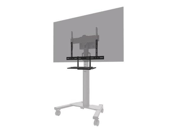 Neomounts AV40-500BL - Monteringssett (monteringsbrakett, tastaturhylle) - for tastatur / mus - universal - svart - skjermstørrelse: 43"-110" - VES...