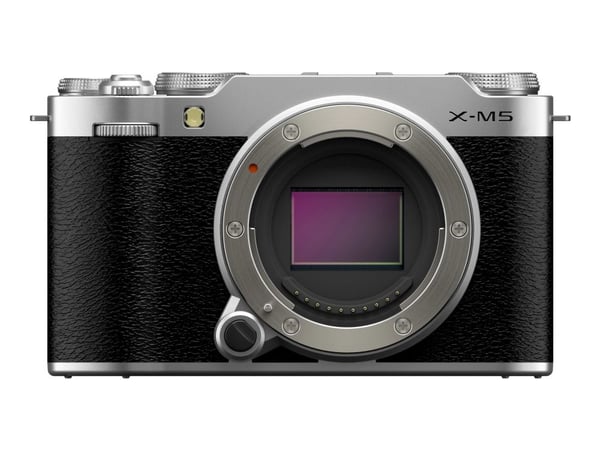 Fujifilm X Series X-M5 - Digitalkamera - spegellöst - 26.1 MP - APS-C - 6.2K / 29.97 fps - endast stomme - Wi-Fi, Bluetooth - silver