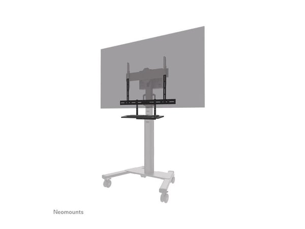 Neomounts AV40-500BL - Monteringssett (monteringsbrakett, tastaturhylle) - for tastatur / mus - universal - svart - skjermstørrelse: 43"-110" - VES...