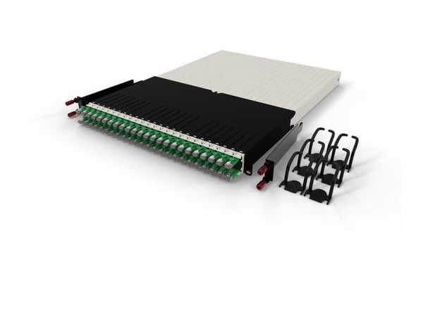 PATCHBOX patchbox.one - Kabelindragningssystem - CAT 6a - STP - RAL 9005 - 30U