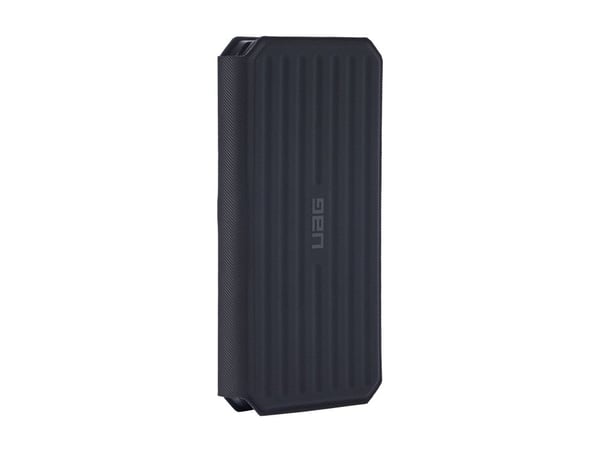 UAG SRGE 3-in-1 - Trådløst ladestativ - with case + AC-strømadapter - 15 watt - svart, grå