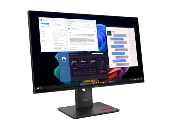 Lenovo ThinkVision T27UD-40 - LED-skjerm - 27" - 3840 x 2160 4K @ 60 Hz - IPS - 350 cd/m² - 1500:1 - HDR10 - 4 ms - HDMI, DisplayPort, USB-C - ekli...