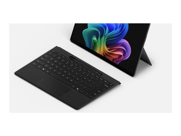 Microsoft Surface Pro Flex Keyboard - Tastatur - med styreplate, akselerometer, lagrings- og ladebakke for Surface Slim Pen 2 - bakbelysning - tråd...