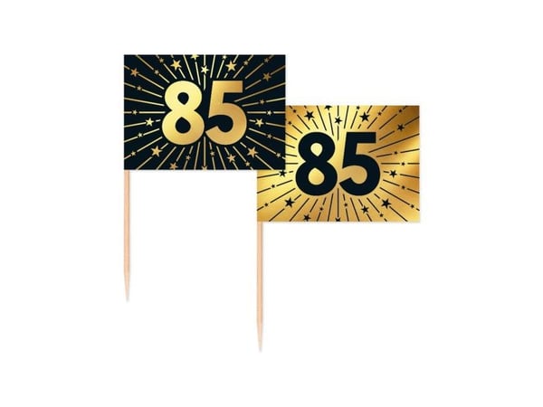Kulta-musta kakkulippu 85, 50 kpl