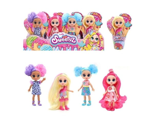 Sparkle Girlz TOY DOLL SWEETYZ MINI 12 cm 03-81071