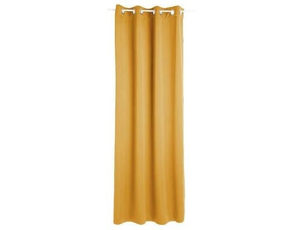 Atmosphera blackout ockergardin 140x260 med ringer N