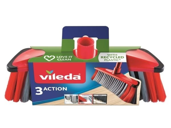 Vileda golvkvast utan handtag 3-i-1