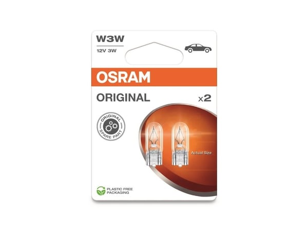 Osram Automotive 4062172395847 Signal lyskilde Standard W3W 3 W 12 V