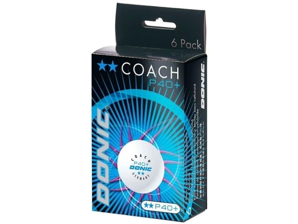 Donic bordtennisbollar DONIC P40+ 6 st