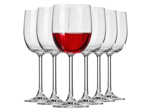 Sett med vinglass Krosno Gema 340 ml 6 stk