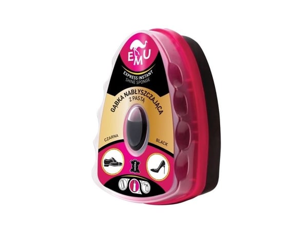 EMU gloss sponge with paste black 6ml