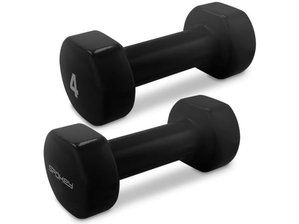 Spokey vinyl manualer 2 x 4 kg Spokey SHAPE