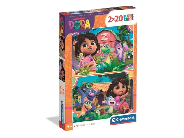 CLE pussel 2x20 SuperColour Dora 24827