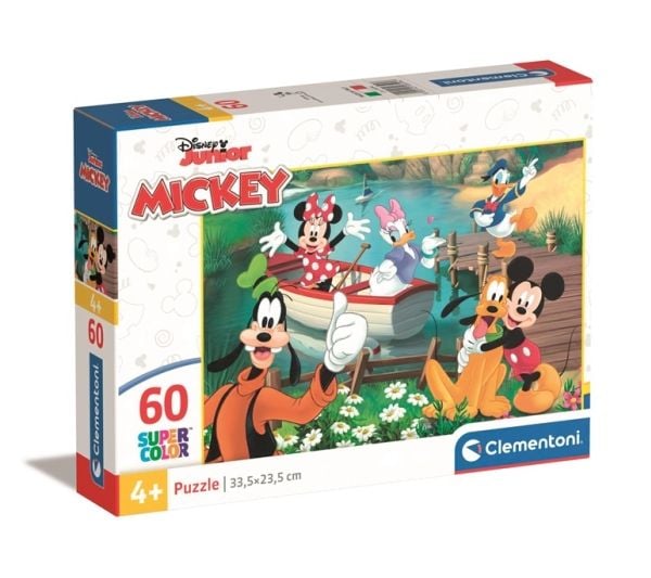 Clementoni CLE puslespill 60 SuperKolor Disney Classic 26594
