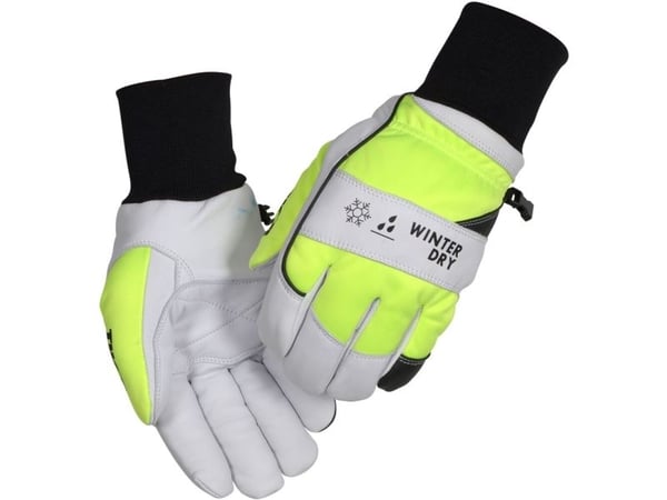 Gedeskindshandske, THOR Winter Dry Rib, 11, hvid, gedeskind