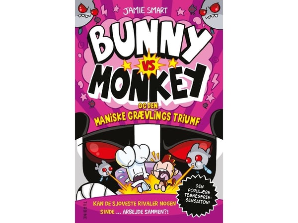 Bunny vs Monkey og den maniske grevlingens triumf | Jamie Smart | Språk: Dansk