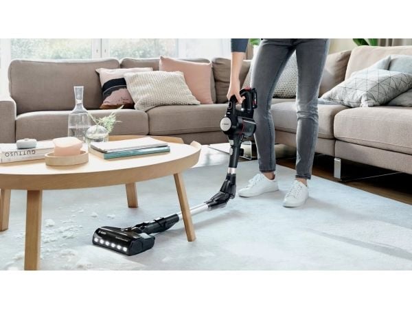 Bosch BCS711PET, Støvsuger med stang, Uten pose, Sort, Rød, 0,3 l, Tyskland, Tørr