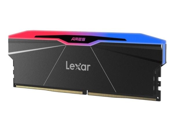 Lexar ARES RGB 2nd Gen - DDR5 - sett - 32 GB: 2 x 16 GB - DIMM 288-pin - 6000 MT/s / PC5-24000 - CL28 - 1.4 V - svart