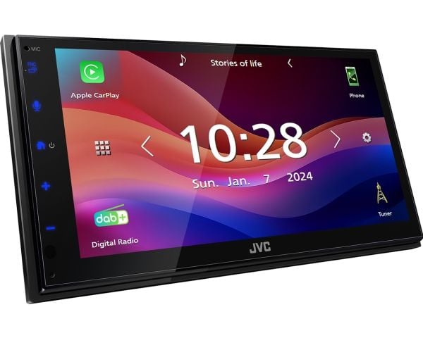 JVC KW-M695DBW autoradio Apple CarPlay / Android Auto, DAB+ ja Bluetooth