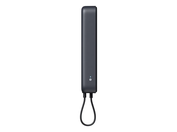Xiaomi WPB1007MI - Trådløs nødlader - integrated cable - Li-Ion - 10000 mAh - 37 Wh - 33 watt - 3 A - Fast Charge - 2 utgangskontakter (24 pin USB-...
