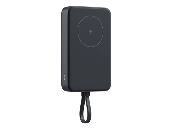 Xiaomi WPB1007MI - Trådløs nødlader - integrated cable - Li-Ion - 10000 mAh - 37 Wh - 33 watt - 3 A - Fast Charge - 2 utgangskontakter (24 pin USB-...