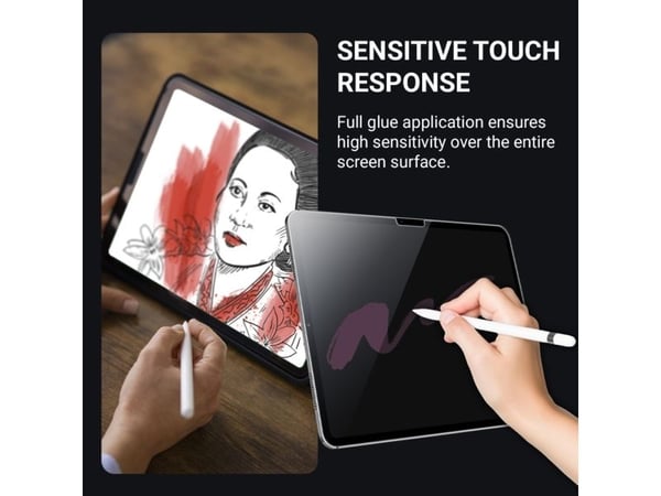 Crong 3D Armour Glass – Szklo hartowane iPad Pro 13 M4 (2024), Genomskinligt skärmskydd, Glansigt, 9H, Aluminiumsilikat, 1 styck