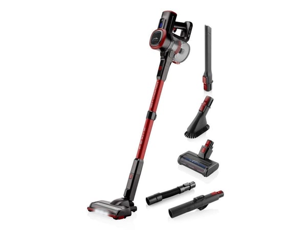 ETA Fenix 2233 90000 - Støvsuger - pinne/håndholdt (2-i-1) - uten pose - uten kabel - rød/grå - 1 batteri