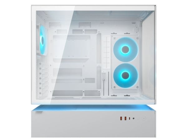 COUGAR CGR-2DA4W, Midi Tower, PC, Vit, ATX, CEB, micro ATX, Mini-ITX, Glas, Stål, Spela