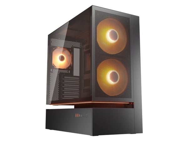 COUGAR CGR-2DA4B-M, Midi Tower, PC, musta, ATX, CEB, mikro ATX, Mini-ITX, Lasi, Terästä, Pelaaminen
