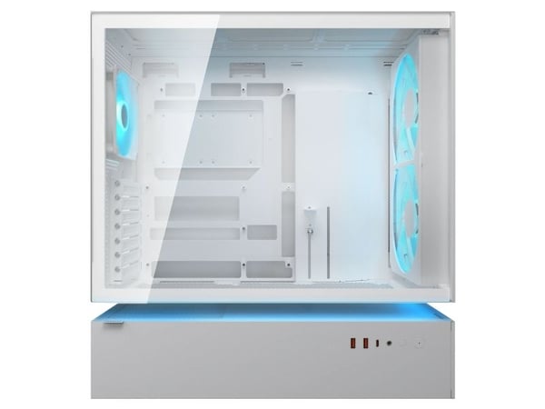 COUGAR CGR-2DA4W-M, Midi Tower, PC, Hvit, ATX, CEB, Micro ATX, Mini-ITX, Glass, Stål, Spilling
