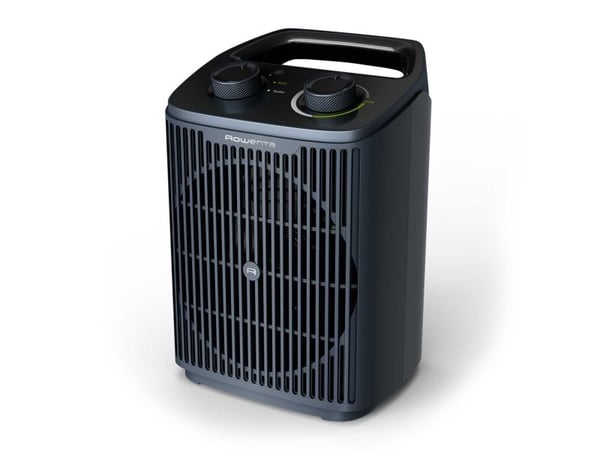 Rowenta Intense Comfort SO2351F0, Viftedrevet elektrisk romvarmer, IP20, Innendørs, Gulv, Bord, Grå, Rotasjon