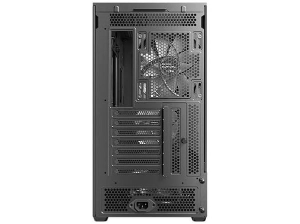 Antec Flux Rear - Mid tower - ATX - sidepanel med vindu (herdet glass) - ingen strømforsyning - USB/lyd