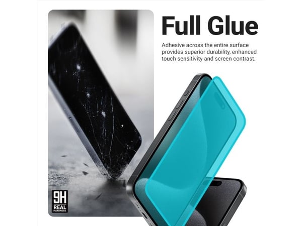 Crong 3D Armour Glass - Herdet glass for iPhone 17 + monteringsramme