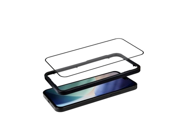 Crong 3D Armour Glass - Herdet glass for iPhone 17 Pro + monteringsramme
