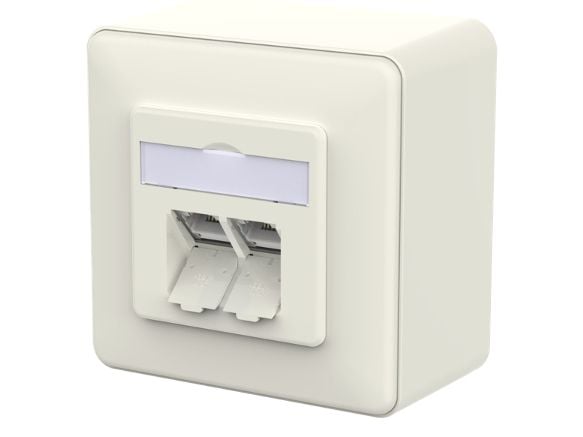 METZ CONNECT 130D380002-I, RJ-45, valkoinen, 1 kpl