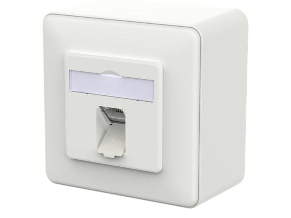 METZ CONNECT 130E370027-I, RJ-45, Valkoinen, 1 kpl