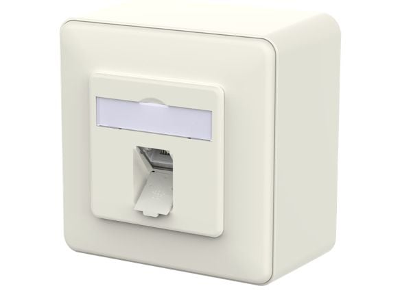 METZ CONNECT 130E370002-I, RJ-45, Vit, 1 styck