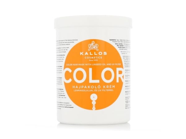 Kallos Kjmn Colour Mask - conditioning og farvebeskyttende maske til farvet hår - 1000 ml