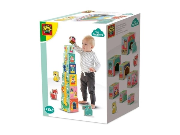 Ses Creative SES Musical Building Blocks and Animal Figures Centers 13142 31425