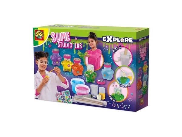 SES Creative Explore Slime Studio Lab, Lima, Kemia, 5 vuosi/vuosia, Monivärinen