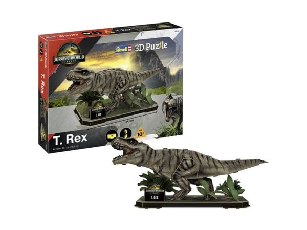 Revell 00246 3D-puslespill Jurassic World Rebirth T-Rex 45 deler fra 10 år