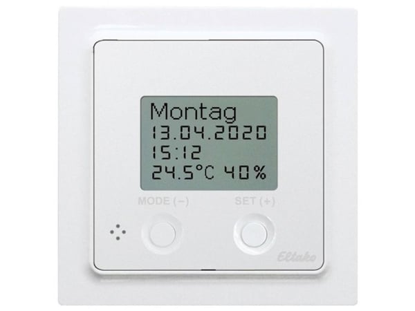 Eltako FUTH55ED/12-24V UC-pm Funk/trådlös hygrometer räckvidd (max. i fritt fält) 30 m