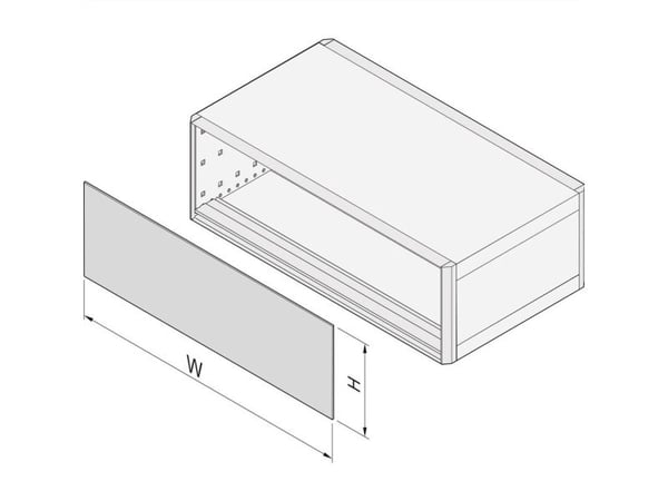 SCHROFF U-FRONTPL.EMC 3U 84HP - Telinetarvikkeet (24572606)