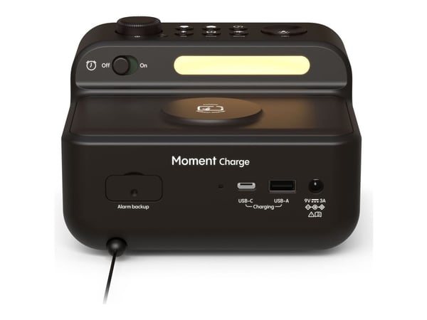 Pure Moment Charge - Klokkeradio - 10 watt - uten operativsystem - kaffe svart