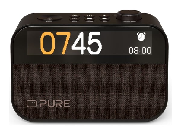 Pure Moment Charge - Klokkeradio - 10 watt - uten operativsystem - kaffe svart