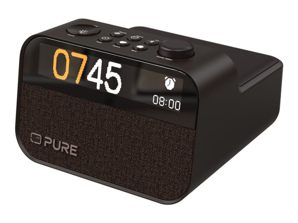 Pure Moment Charge, Kannettava, Digitaalinen, 87,5 - 108 MHz, 174 - 240 kHz, musta, Wood