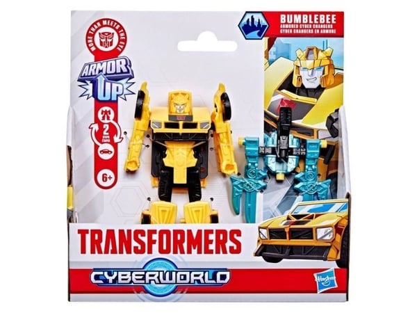 TRANSFORMERS Cyberworld-figur: Pansrade Cyber Changers, 10 cm