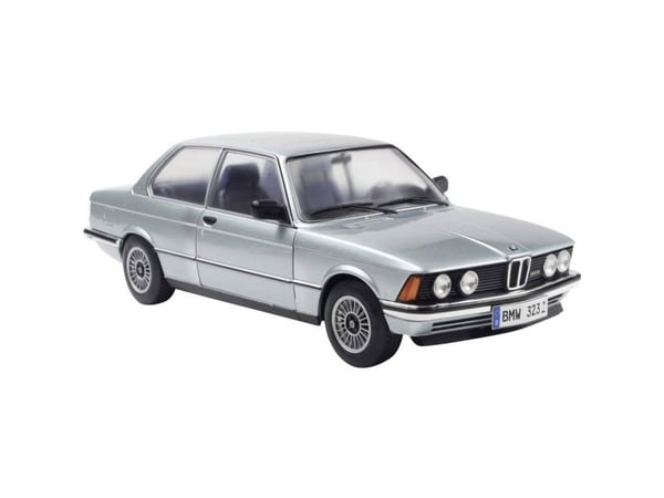 Solido ferdigmodell personbil BMW E21 323I blå met. 1980