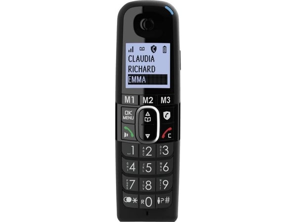 Amplicomms BigTel 1582 Duo - Trådlös telefon - DECT + 1 extra handuppsättning